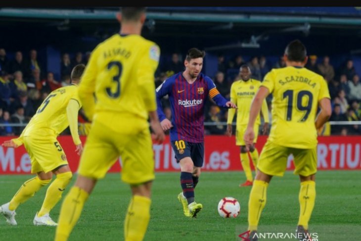 Main imbang 4-4, Barcelona hampir dipermalukan Villarreal