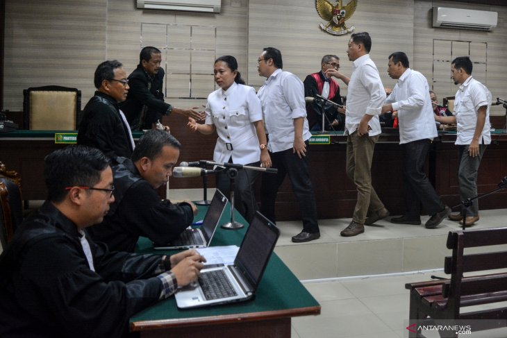 Sidang putusan kasus suap DPRD Kota Malang