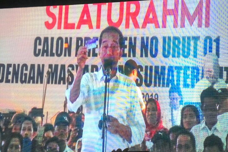 Jokowi kampanye terbatas di Deliserdang