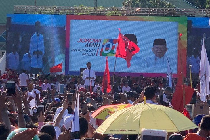 Jokowi targetkan raih minimal 70 persen suara di Batam