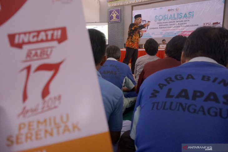 Sosialisasi Pemilu di LP Tulungagung