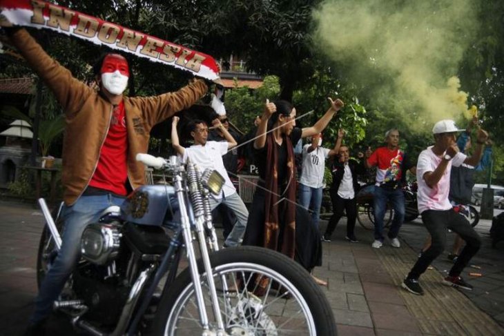 Aksi pendukung Calon Presiden Joko Widodo