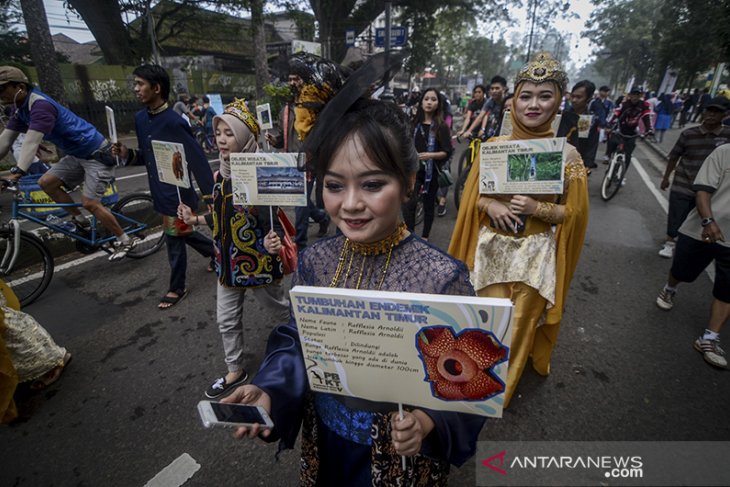 Pawai budaya Kalimantan Timur