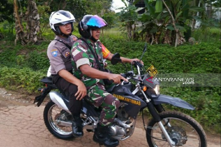 Polsek Pemali gelar patroli jaga keamanan pemilu (Video)