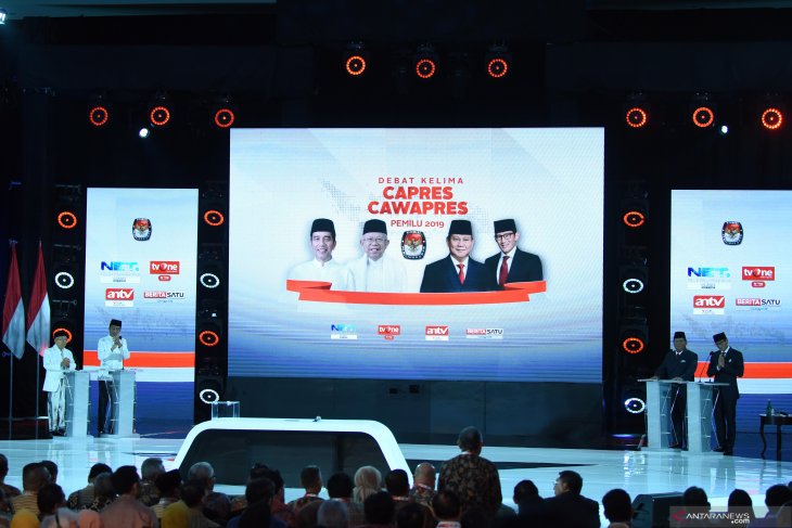 Debat Pilpres terakhir lebih dari sejuta cuitan