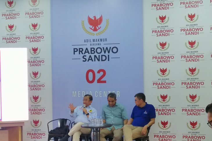 BPN Prabowo-Sandiaga tidak berikan pertanyaan