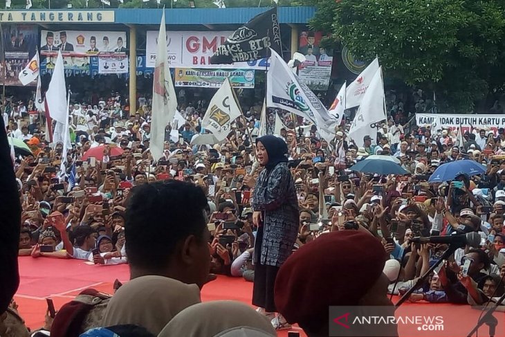 Kolaborasi Rhoma - Nissa Sabyan saat kampanye Prabowo-Sandi