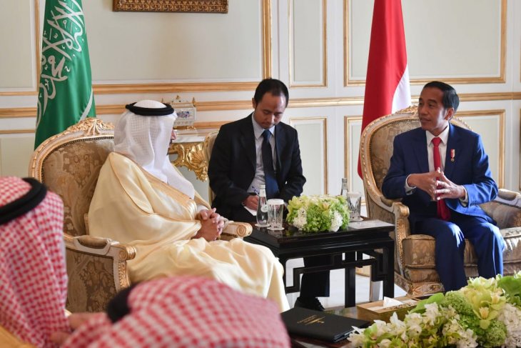 Jokowi - Menteri Energi Arab bahas kerja sama Aramco-Pertamina