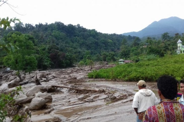 The flash floods hit Deliserdang in North Sumatra