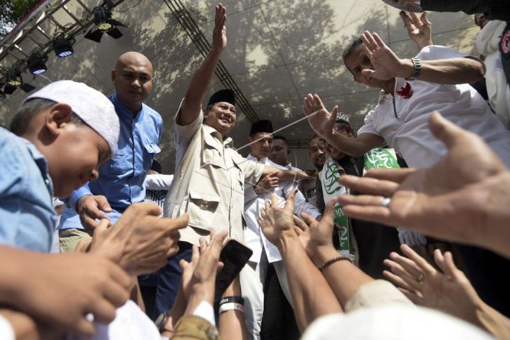 Syukuran kemenangan Prabowo