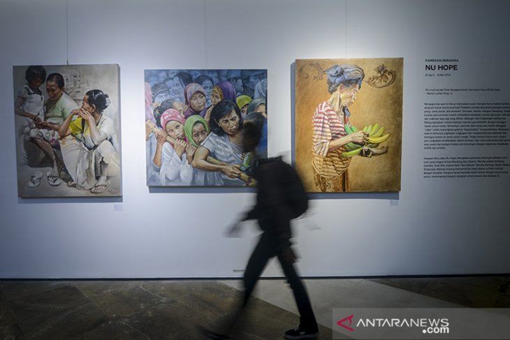 Pameran seni rupa NU Hope 