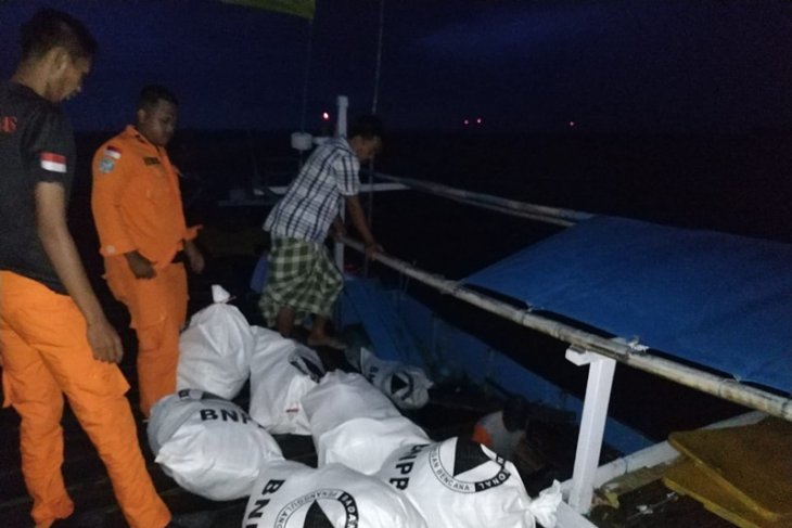 BPBD distribusikan bantuan logistik ke Pulau Matasiri Kotabaru
