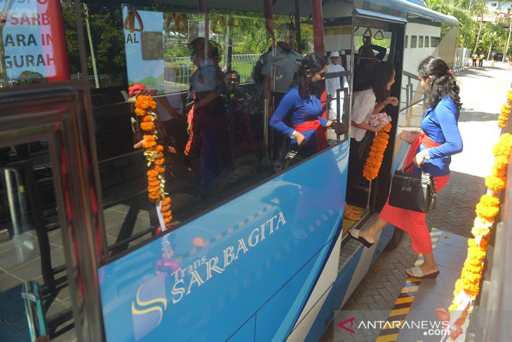 Peluncuran pengoperasian bus bandara Trans-Sarbagita