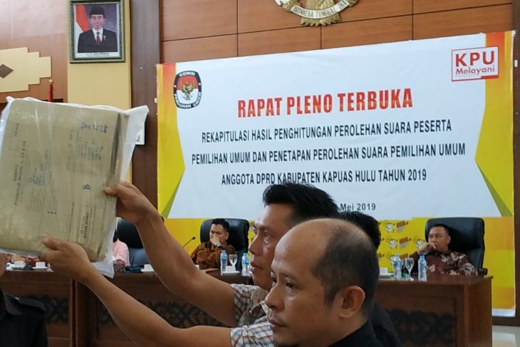 KPU Kapuas Hulu gelar Rapat Pleno terbuka Pemilu 2019