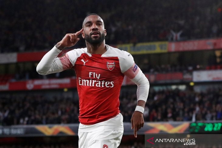Griezmann hengkang, Atletico ingin bajak Lacazette dari Arsenal