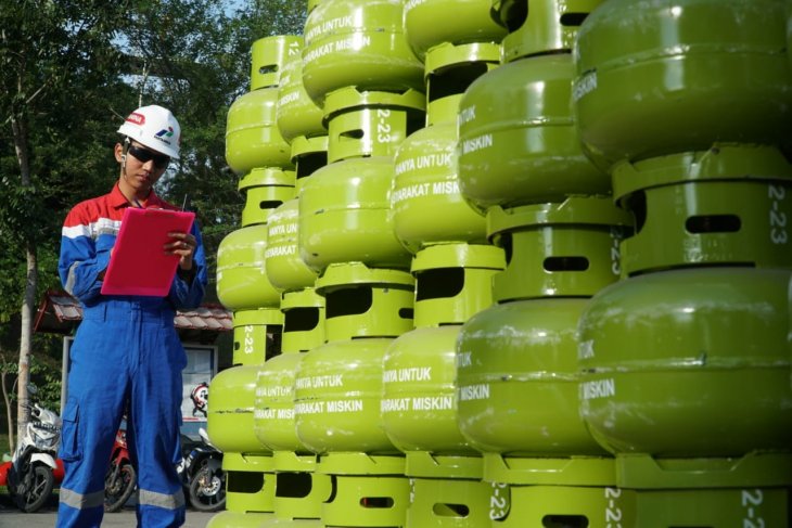 Pertamina: Stok elpiji tiga kilogram aman di Kalbar