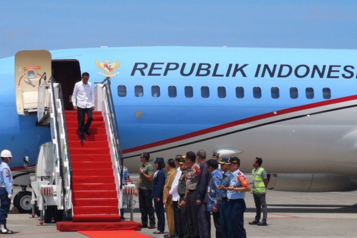 Presiden Jokowi kunjungan kerja ke Provinsi Kalimantan Timur