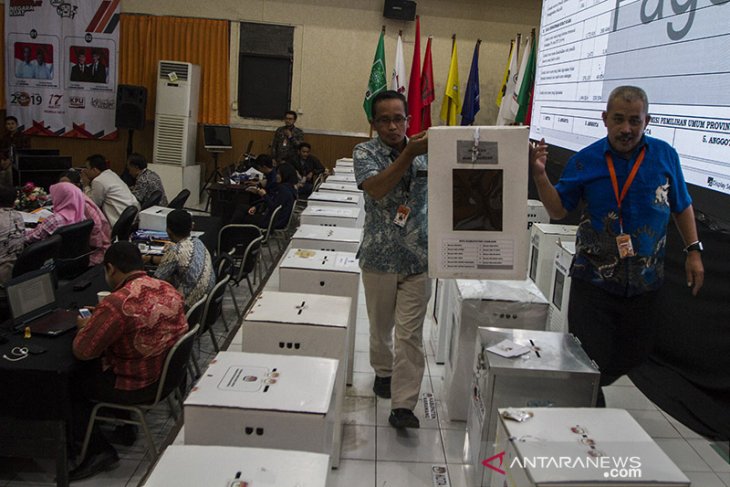 Rekapitulasi hasil suara pemilu Provinsi Jabar 