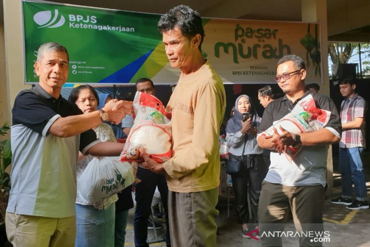 BPJS Ketenagakerjaan Pematangsiantar gelar pasar murah