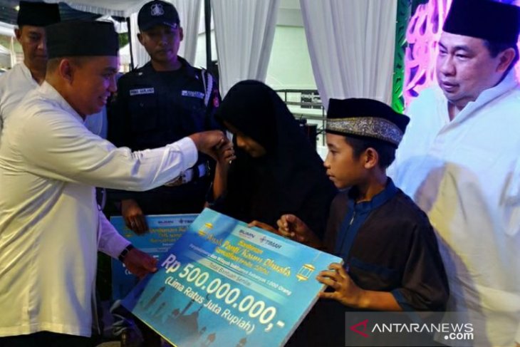 PT Timah santuni 1.000 anak yatim piatu-dhuafa di Pangkalpinang