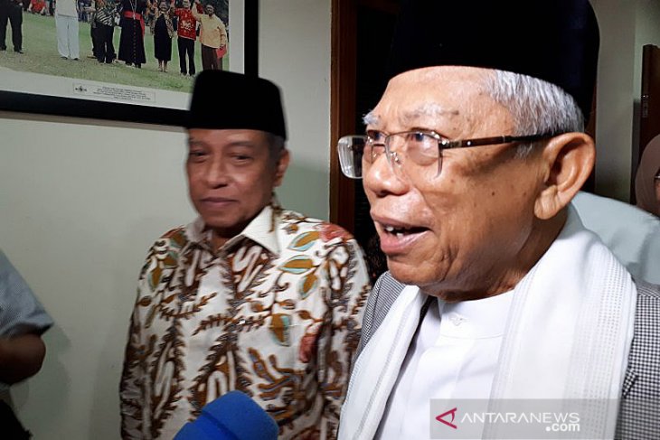 Ma'ruf Amin ajak Prabowo-Sandi turut membangun bangsa bersama