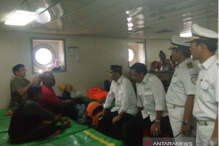 Menhub nilai peralihan mudik lewat laut sedikit