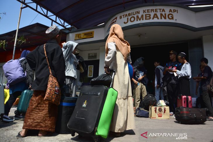 Mudik Lebaran santri Jombang