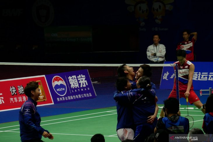 Taklukan Jepang, China boyong Piala Sudirman