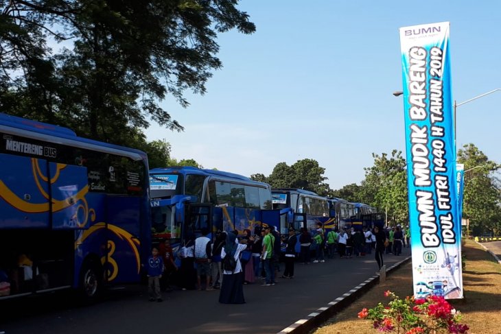 PT Pupuk Kujang melepas ratusan peserta mudik bareng