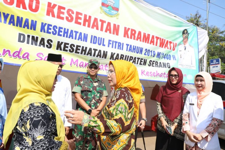 Bupati Serang pantau posko mudik Lebaran 2019