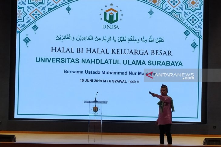 Halalbihalal, Unusa hadirkan Ustadz Maulana