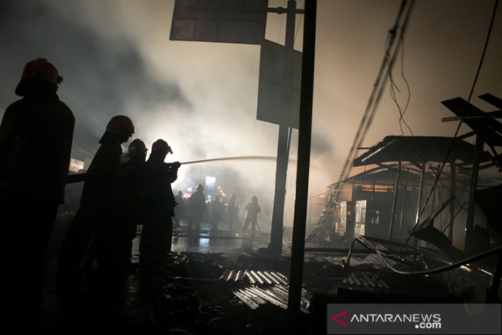Kebakaran pasar Ujungberung Bandung 