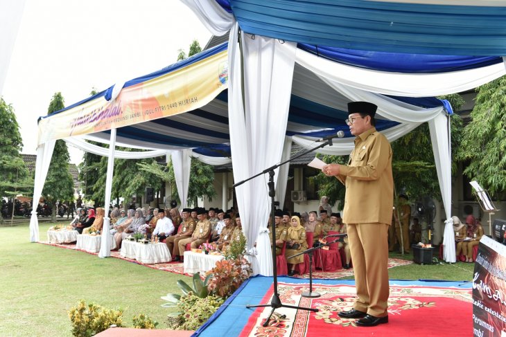 Halal Bihalal Pemprov Jambi, Fachrori ajak seluruh pegawai tingkatkan kinerja