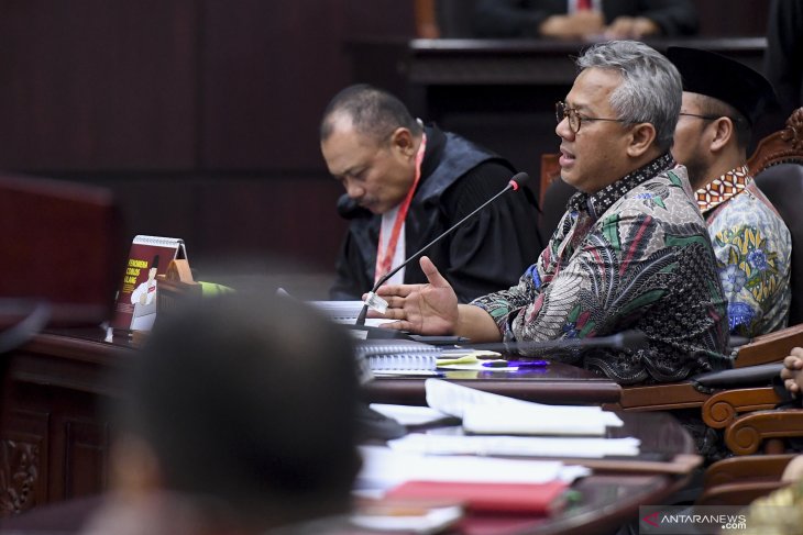 KPU menolak materi gugatan Prabowo-Sandiaga