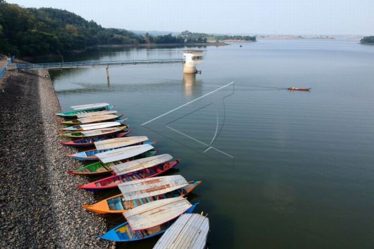 Volume air waduk Cacaban menyusut