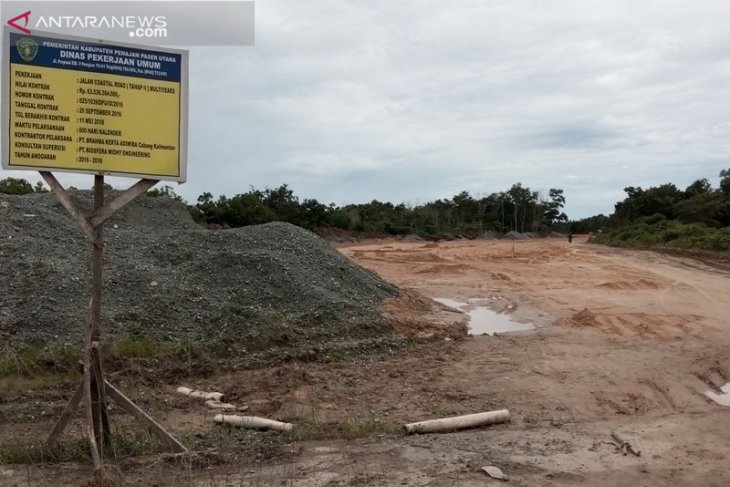 Ganti rugi lahan jalan pesisir belum bisa dibayarkan