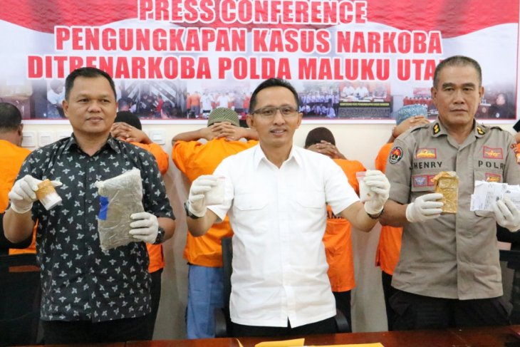 Ditresnarkoba Polda Malut ungkap peredaran narkoba