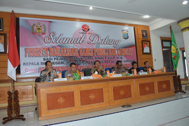 Saber pungli Poldasu gelar sosialisasi di Pemkab Langkat