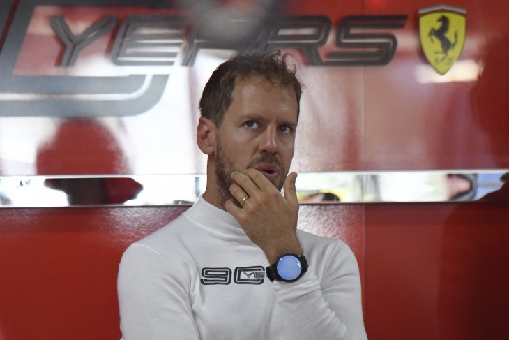 FIA tolak banding Ferrari penalti di Montreal, Vettel berang