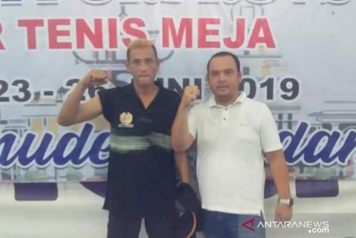 Medali emas perdana Labuhanbatu Selatan di Porprovsu dari Tenis Meja