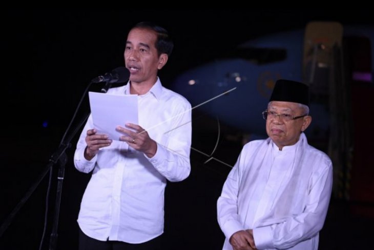 Jokowi - Ma'ruf Amin tanggapi putusan MK