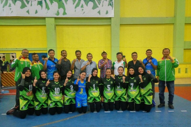 Medan dan Batubara berbagi emas bola voli Porprovsu 2019
