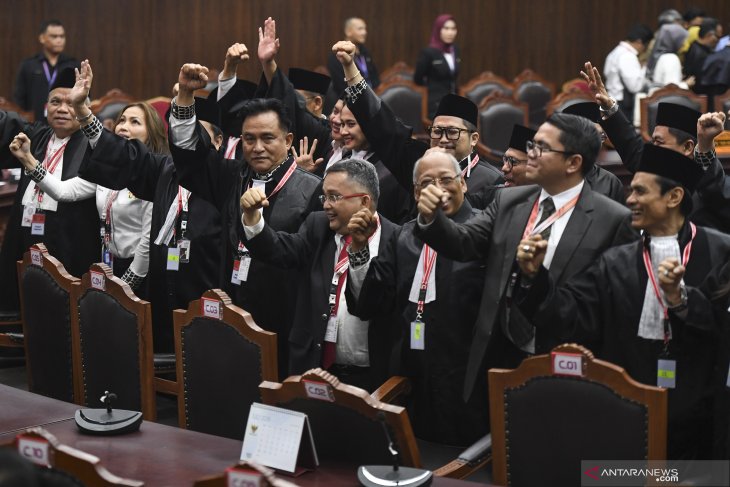 Pertimbangan Mahkamah untuk gugatan Prabowo-Sandi