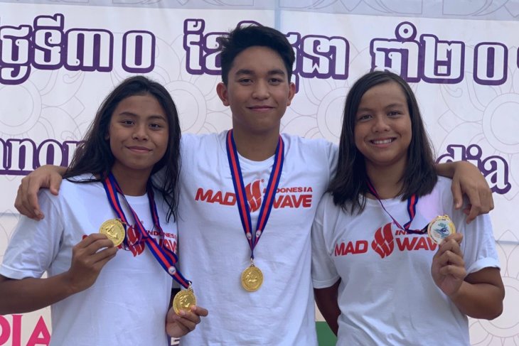 Indonesia dulang empat emas renang junior Asia Tenggara