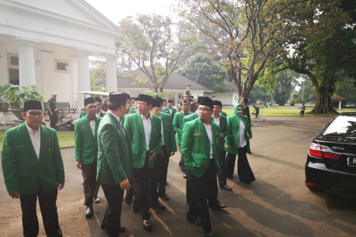 Pengurus PPP menemui Presiden Jokowi terkait Mukernas