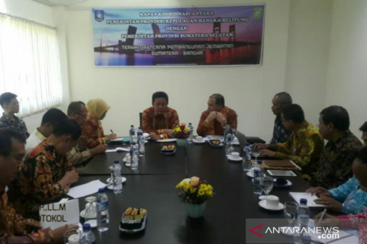 Gubernur Babel-Sumsel matangkan usulan pembangunan jembatan Selat Bangka