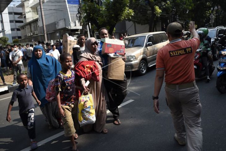 WNA pencari suaka dipindahkan dari Kebon Sirih