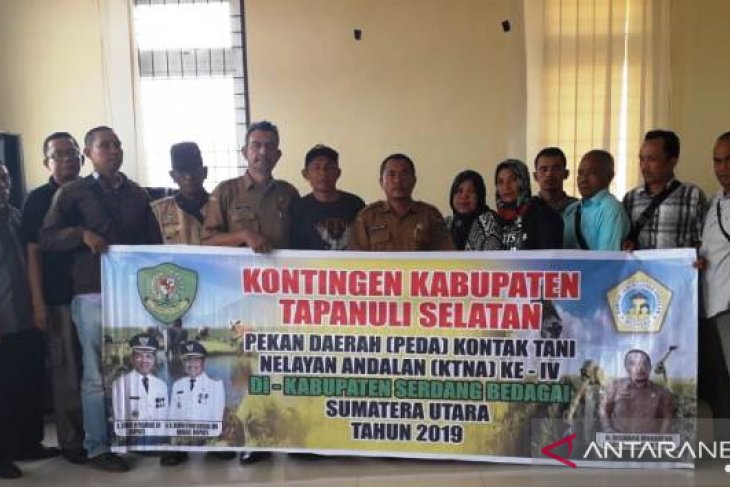 Pemkab Tapsel berangkatkan kontingen Peda KTNA ke Sergai