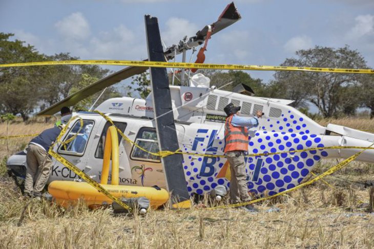 Investigasi jatuhnya helikopter di Lombok