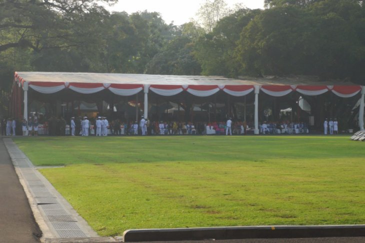 Jokowi lantik perwira TNI dan Polri